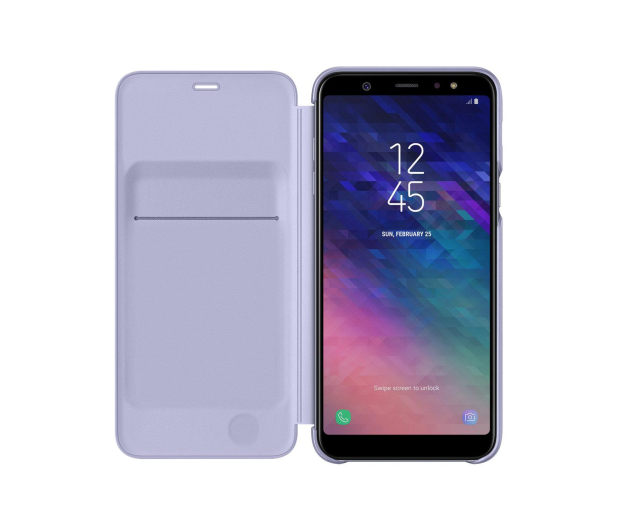 Etui Wallet Cover do Samsung Galaxy A6+ 2018 fioletowe - 431780 - zdjęcie 3